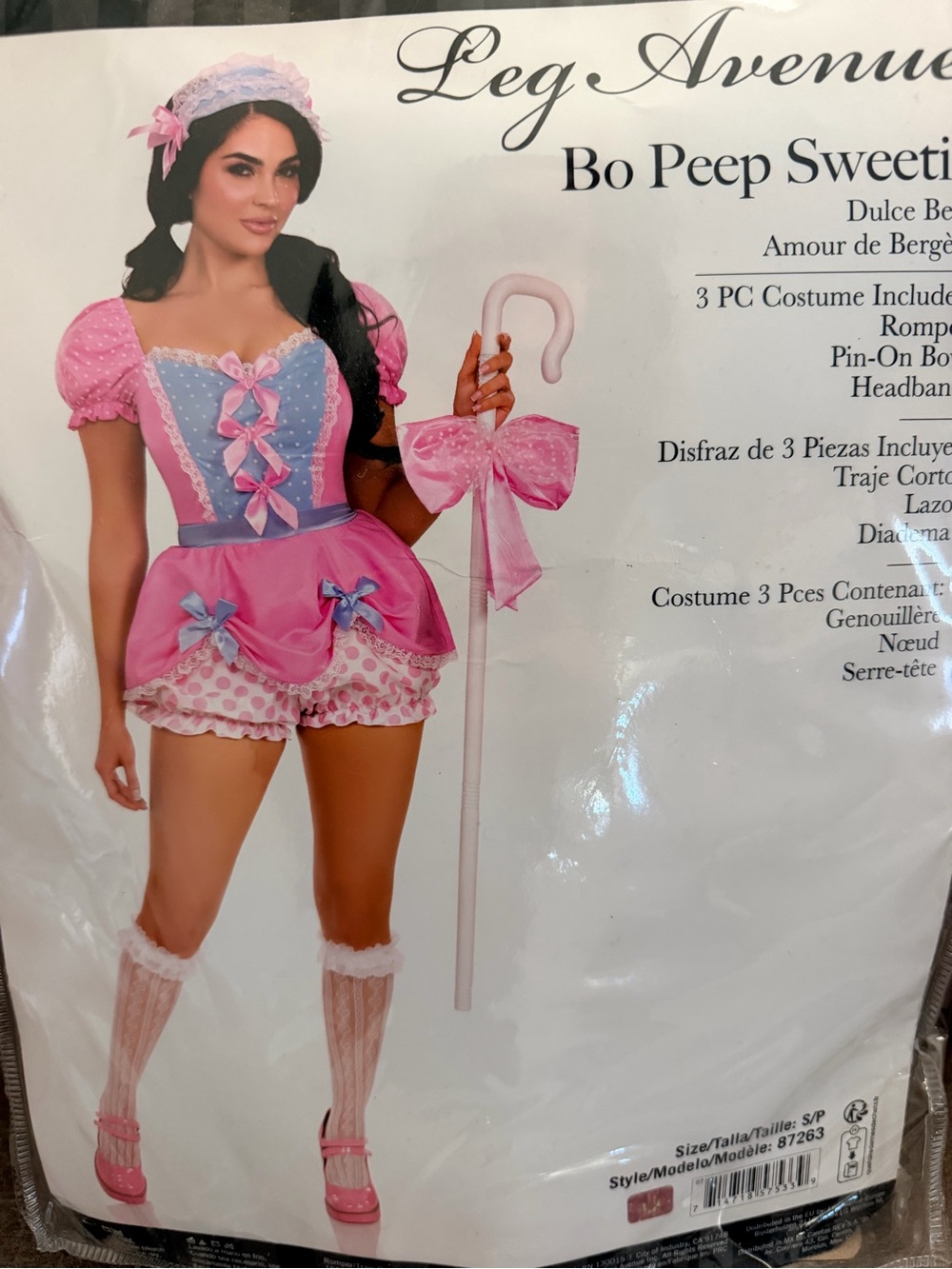 Leg Avenue Pink & Blue Bo Peep Sweetie Costume